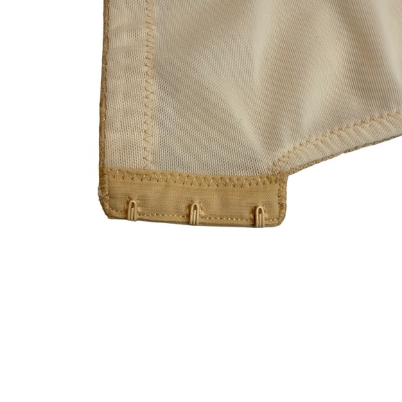 Goddess Yvette Bra GD6750SAD Full Figure Full Coverage Satin Jacquard 38J Beige - Picture 8 of 11